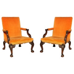 Paar George III. Gainsborough-Stühle