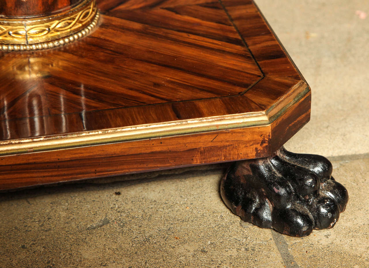 Pair of Calamander Pedestal Tables 1