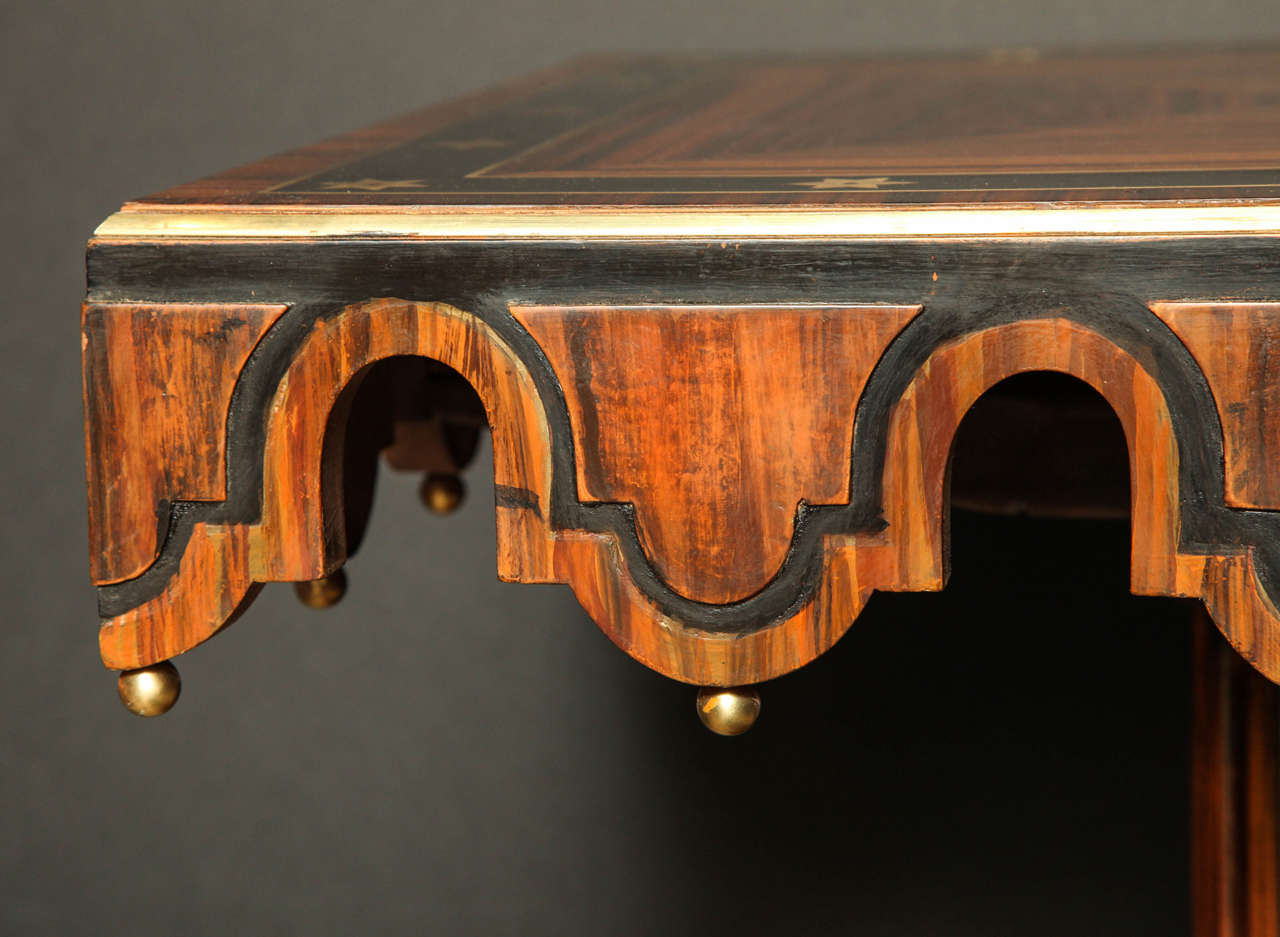 Pair of Calamander Pedestal Tables 2