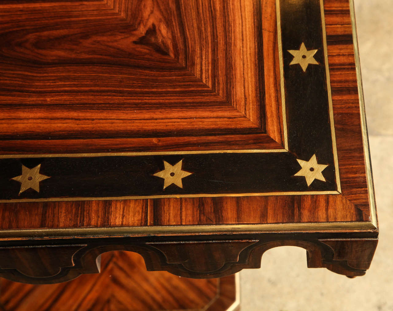 Pair of Calamander Pedestal Tables 5