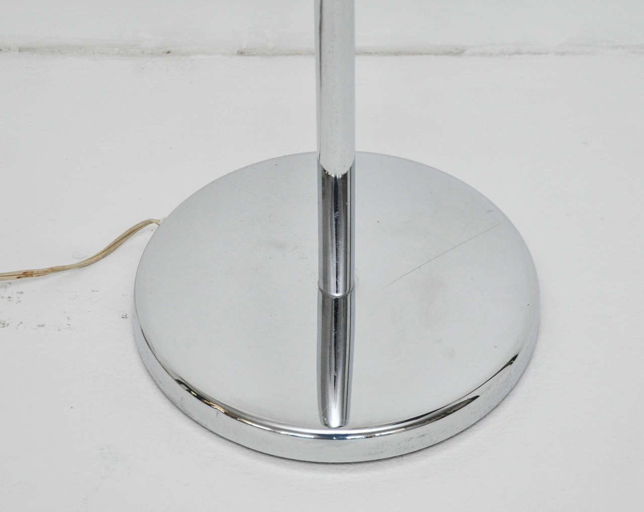 Mid-Century Modern Nessen Studio Floor Lamps Polished Nickel