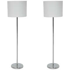 Nessen Studio Floor Lamps Polished Nickel 1