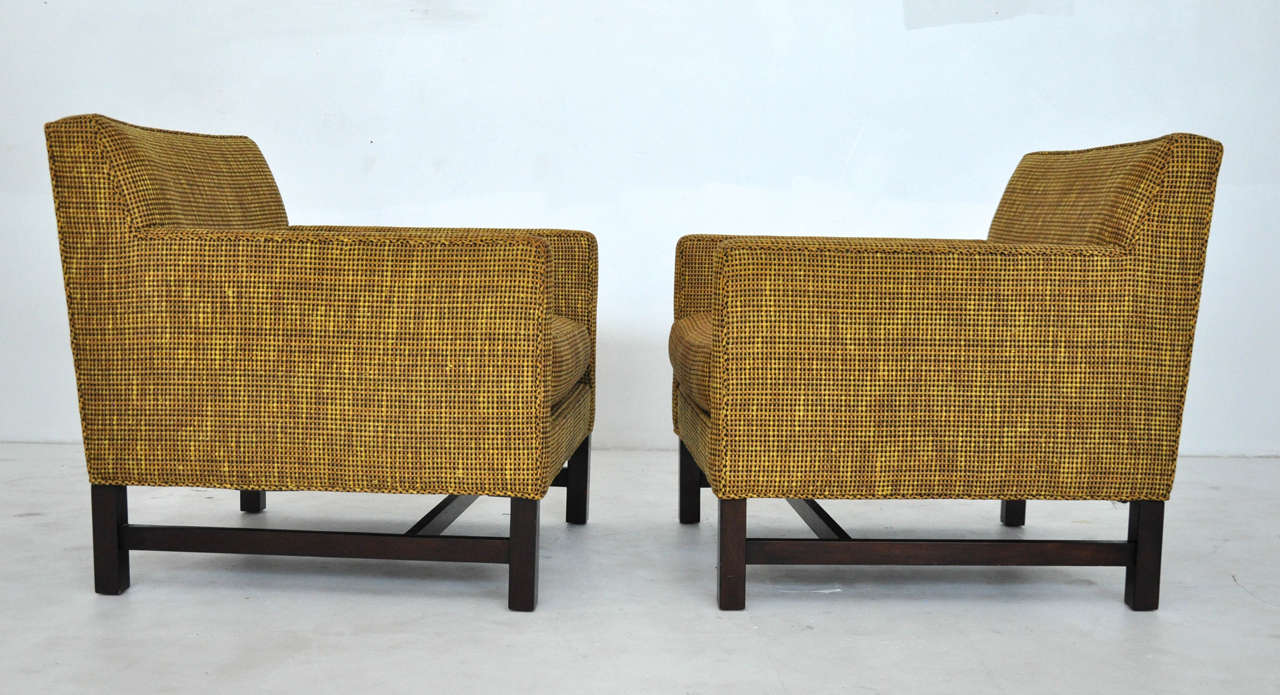 Edward Wormley Lounge Chairs for Dunbar 1