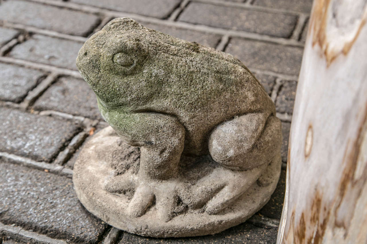 American Cast Stone Frog