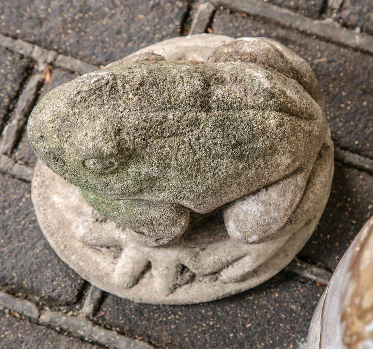 Mid-20th Century Cast Stone Frog