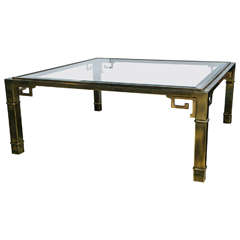 Mastercraft Brass Coffee Table 9
