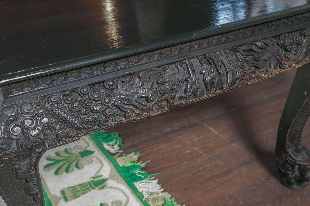 Carved and Exotic Asian Table 1