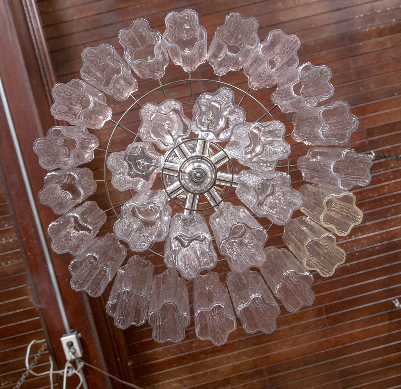 Murano Glass Tronchi Chandelier by Venini 1