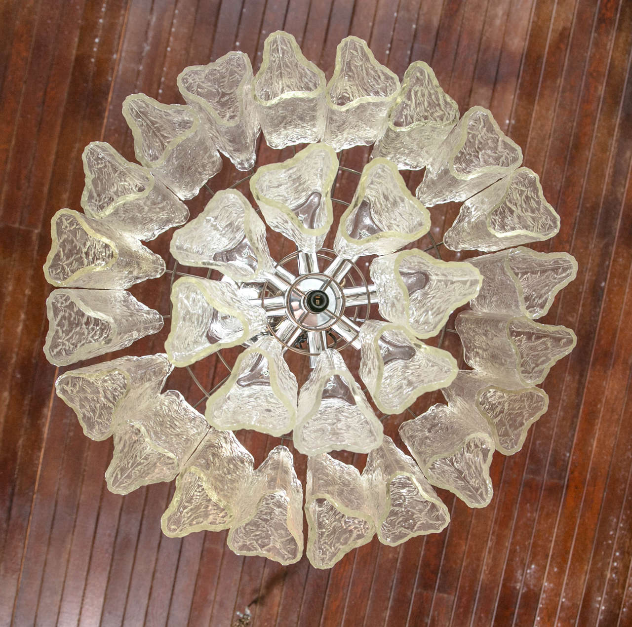Large Tronchi Venini Chandelier In Excellent Condition For Sale In Stamford, CT