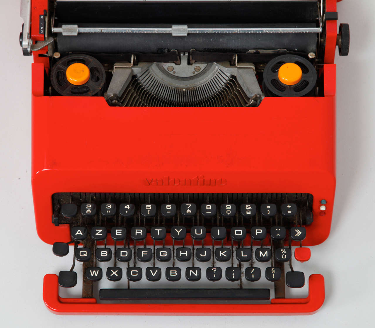 Mid-Century Modern Olivetti Valentine Typewriter Designed By Ettore Sottsass & Perry King.