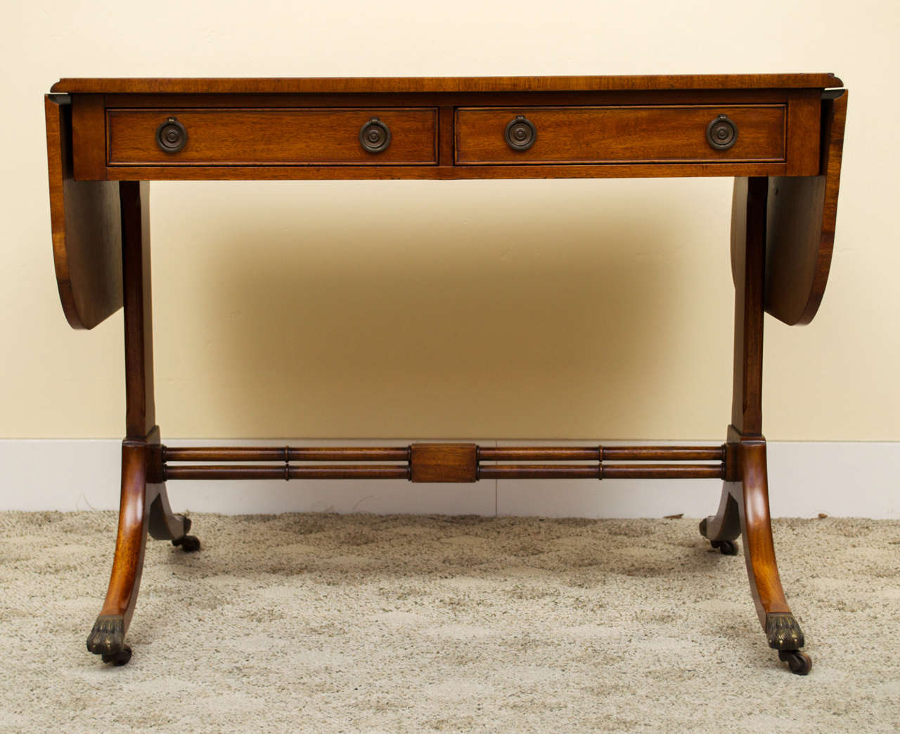 American George III Style Mahogany Sofa Table