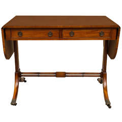George III Style Mahogany Sofa Table