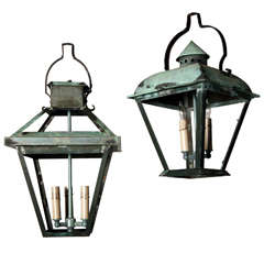 Antique Copper Lanterns