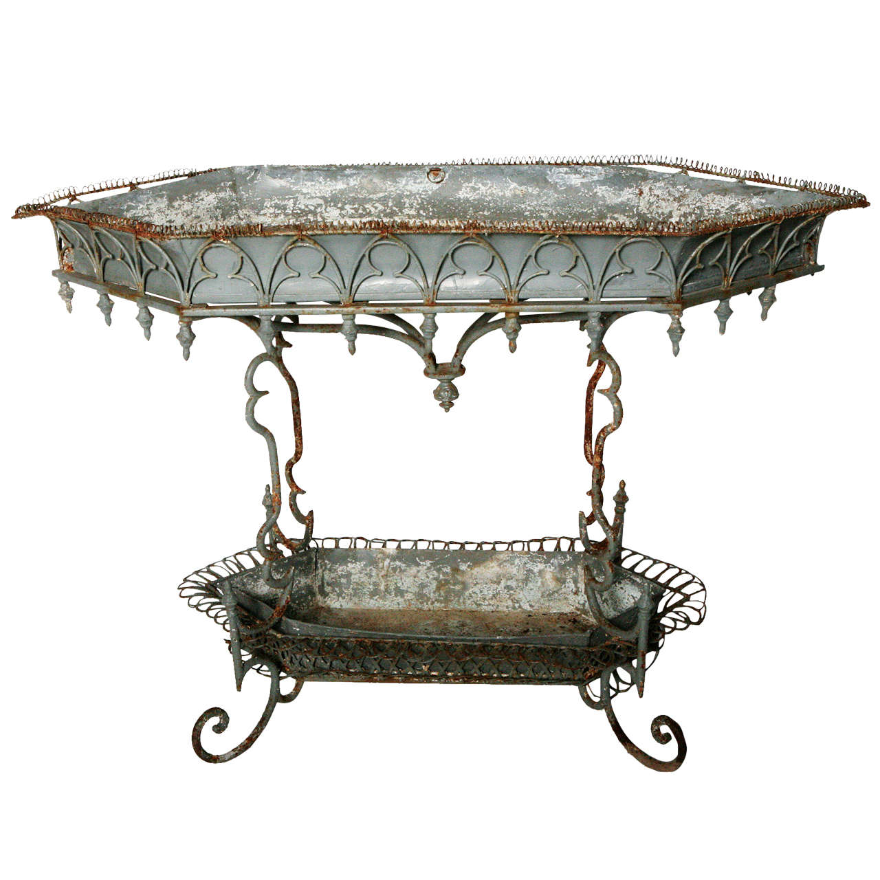 French Iron Jardiniere For Sale