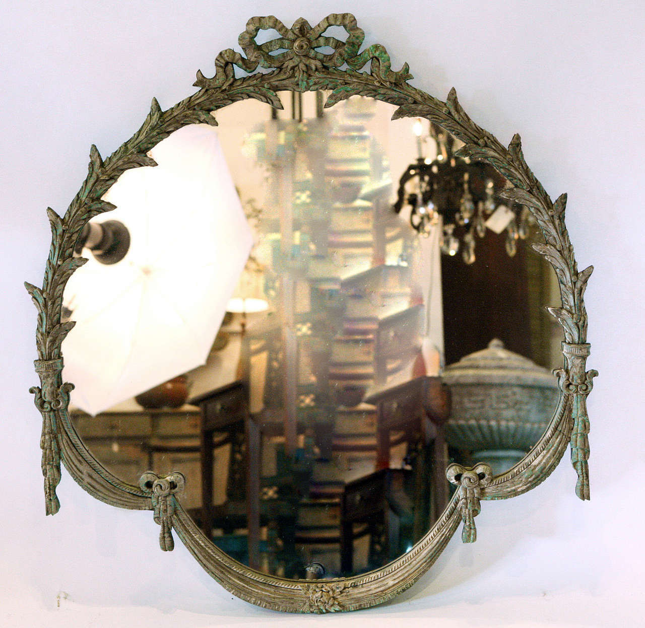 French Green Mirror