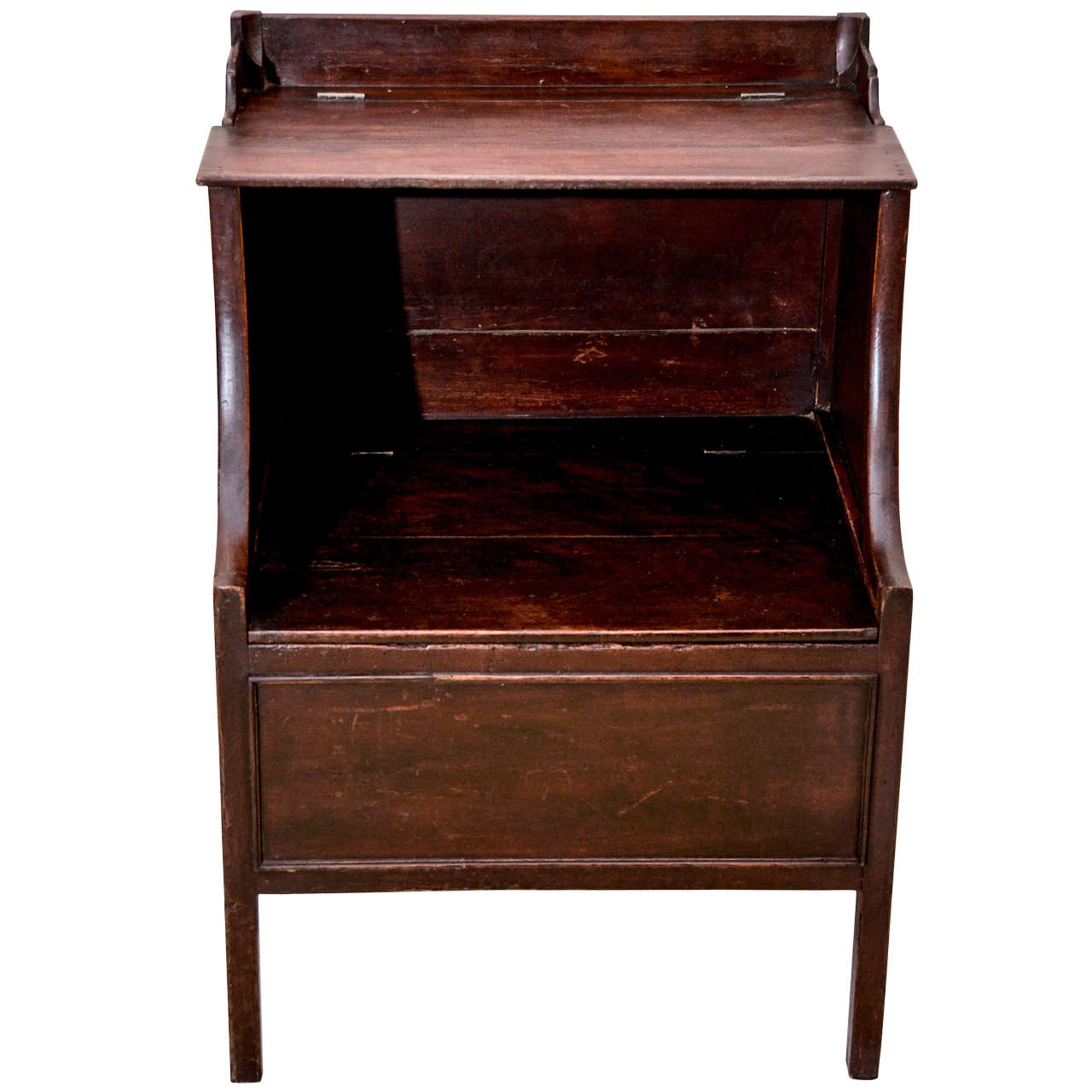 English III Faux Bois Bedside Commode at 1stdibs