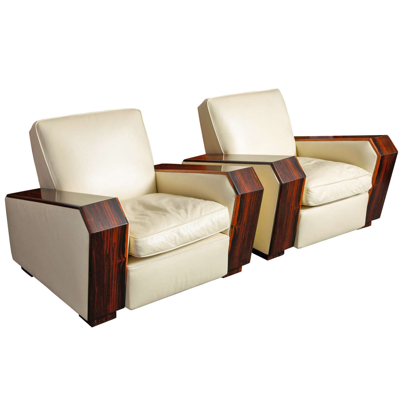 Pair of ArtDeco Armchairs at 1stDibs
