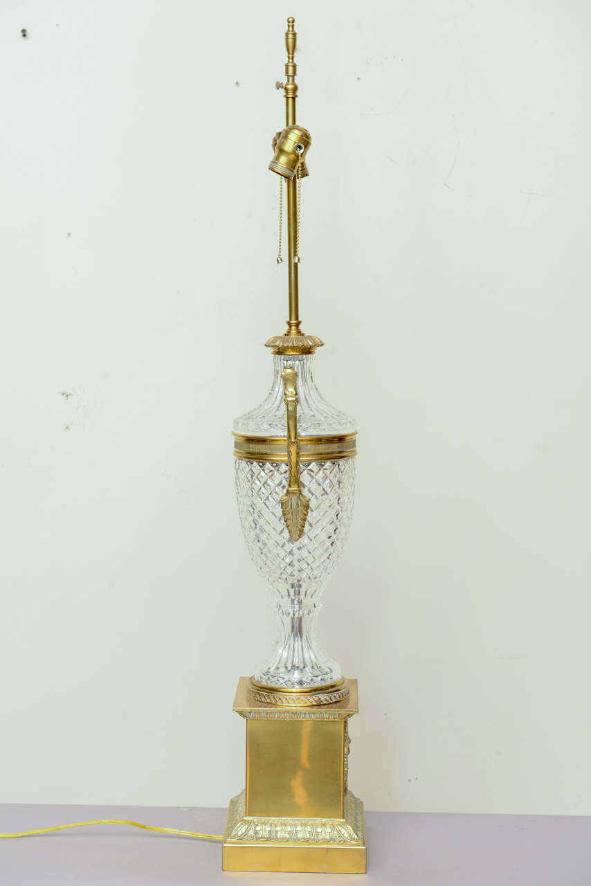 Gilt Fine Pair of Large Scale Vintage Warren Kessler Lamps