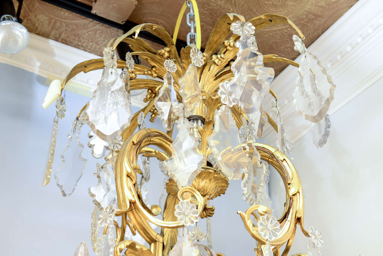 Palm Beach Ritz Carlton 36 Light Gilt Bronze Brighton Pavilion Style Chandelier 2