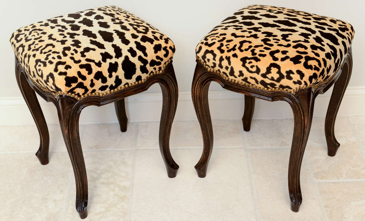 leopard stools