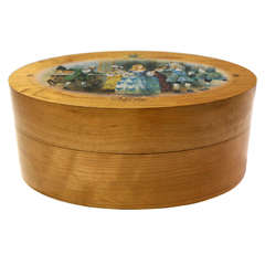 A Fruitwood Champagne Box
