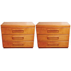 Pair of Russel Wright Bedside Chests