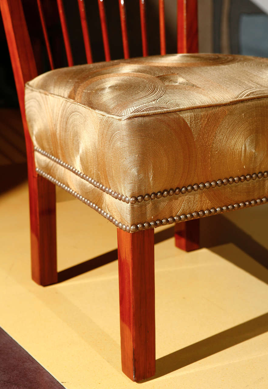 Hungarian Art Deco Slipper Chair For Sale 1