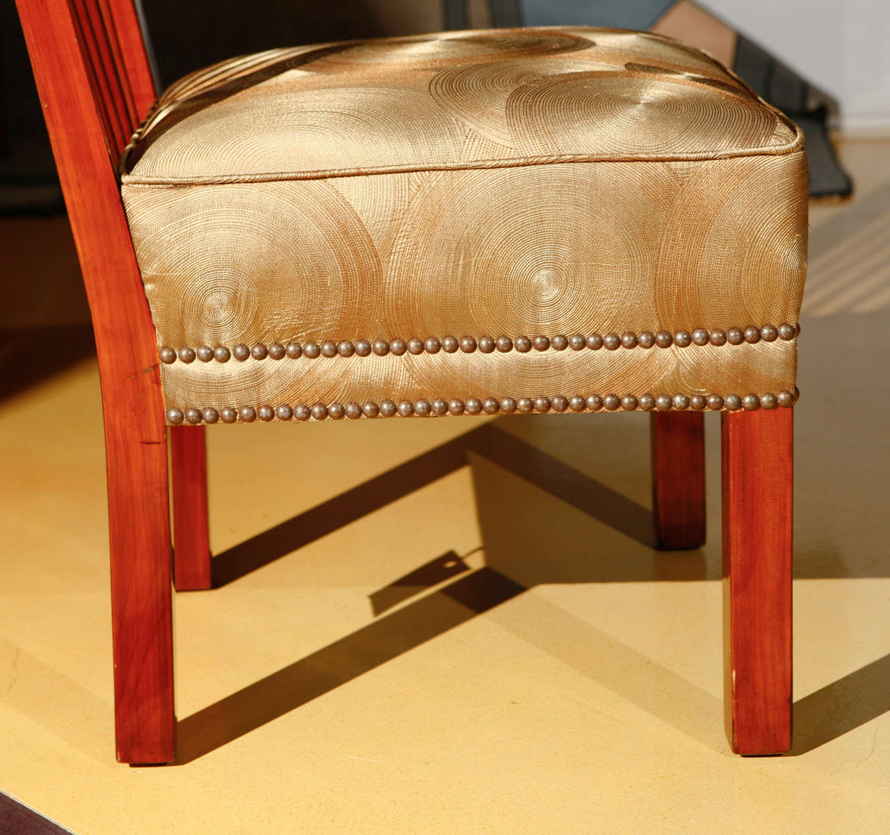 Hungarian Art Deco Slipper Chair For Sale 3