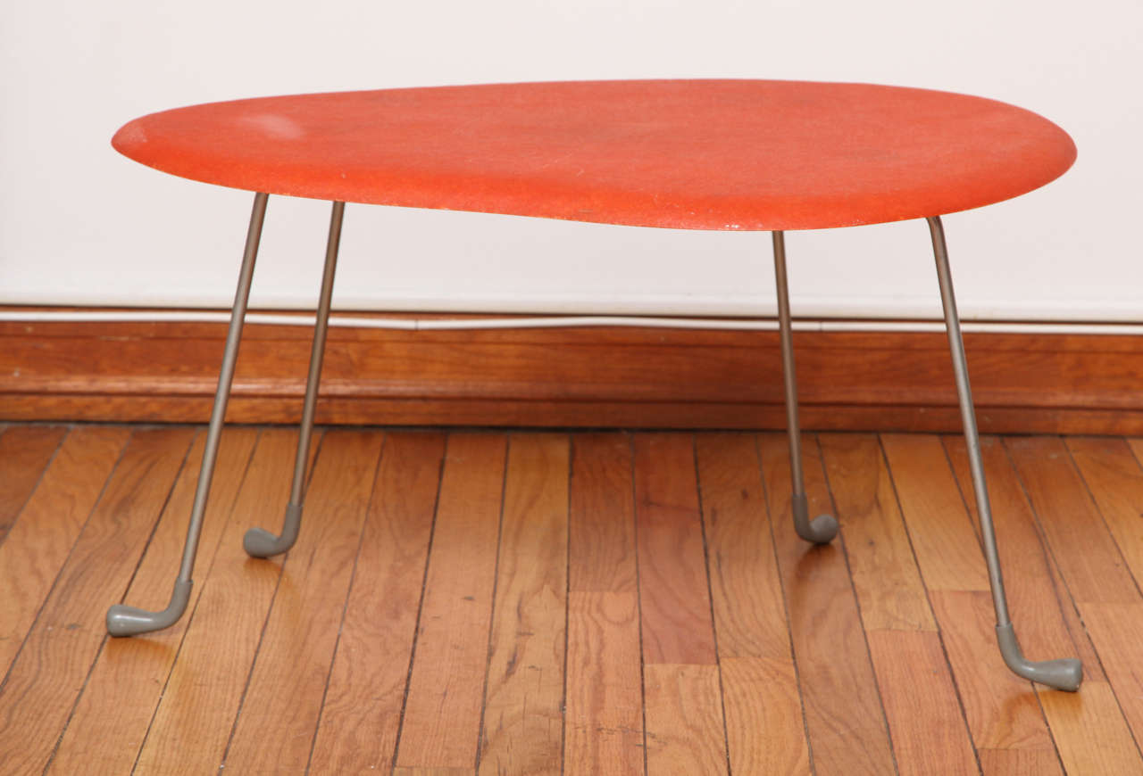 Biomorphic Table by J.P. Boutillier For Sale 1