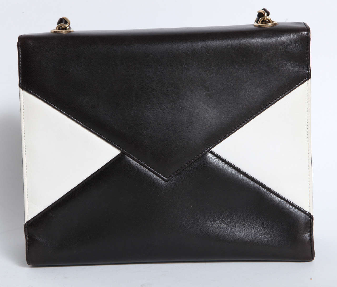 Mid-20th Century Vintage Chanel Black and White Handbag