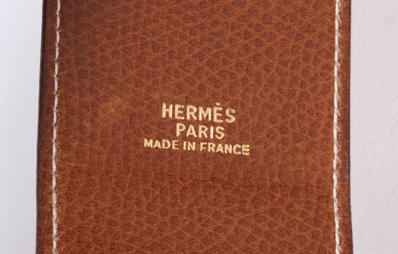 French Hermes Travel Clock