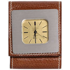 Vintage Hermes Travel Clock
