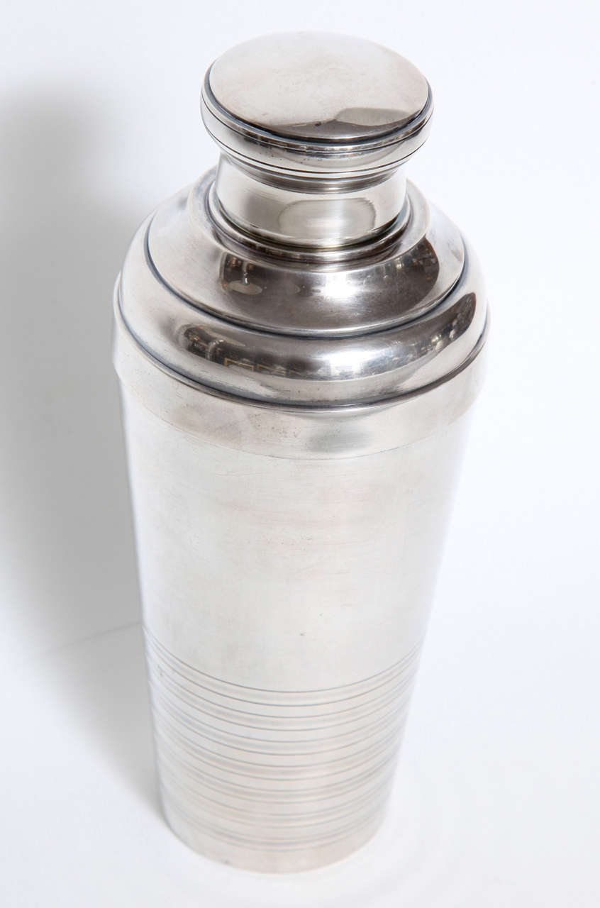 christofle silver cocktail shaker
