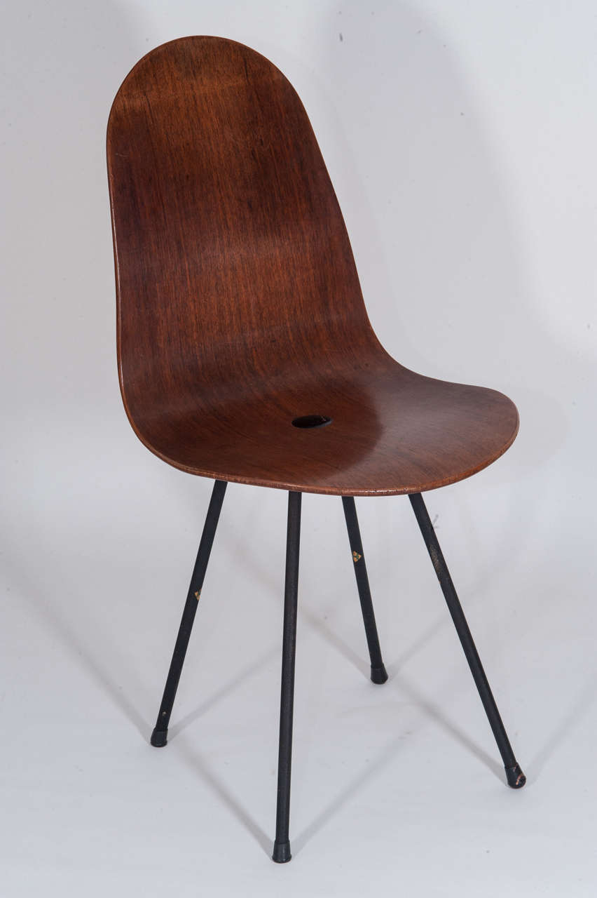 Molded Plywood and Enameled Metal for Home, 1950s.