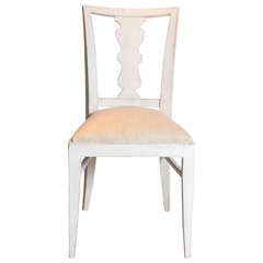Antique Creme Painted Chairs
