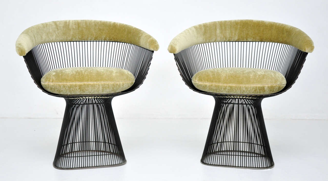 Warren Platner Bronze Chairs