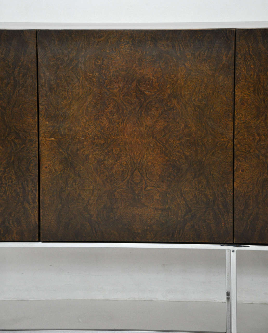 Mid-Century Modern Milo Baughman Olive Burl Sideboard