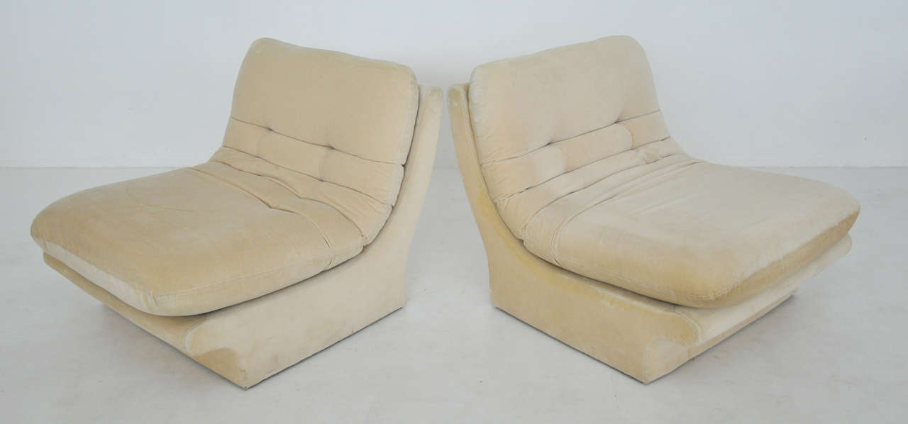 1970's Slipper Chairs 2