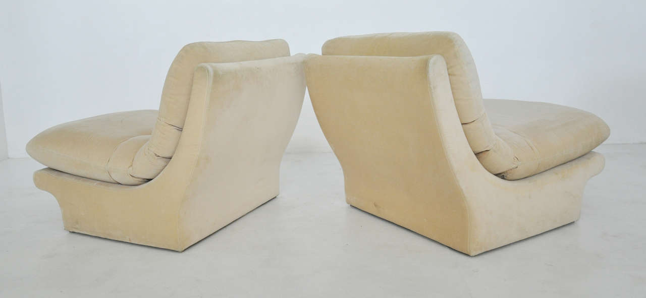 1970's Slipper Chairs 3