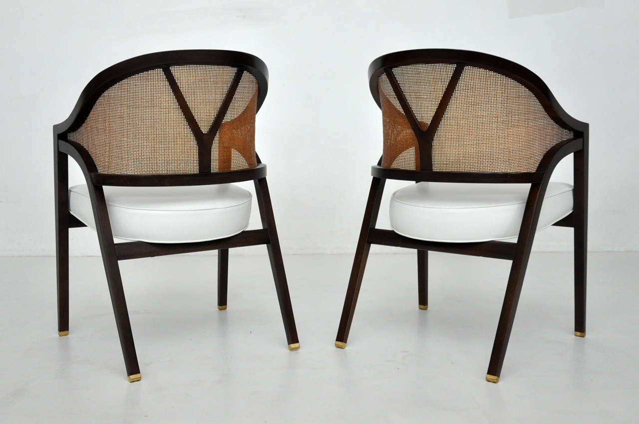 Pair of Dunbar Armchairs, Edward Wormley In Excellent Condition In Chicago, IL