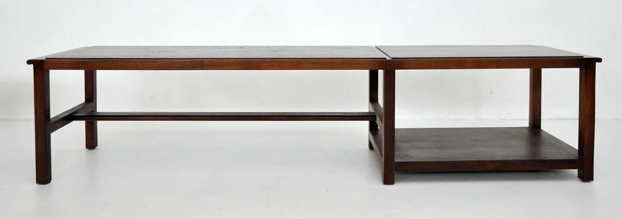 Dunbar Coffee Table with Stools by Edward Wormley 3