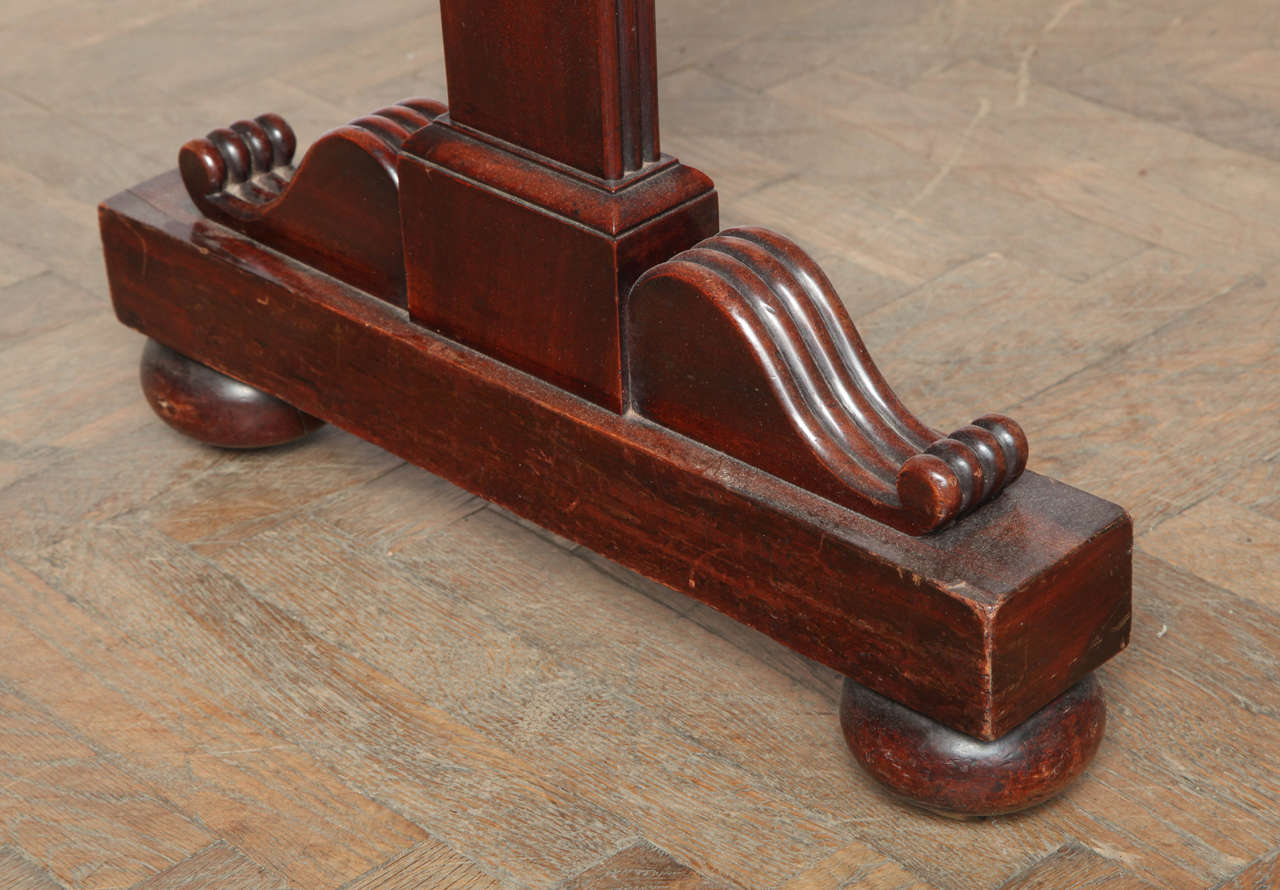 19th Century Mahogany Drapers Stand