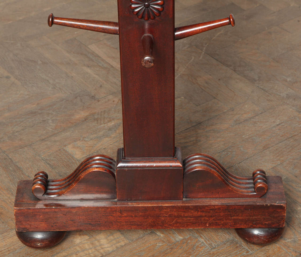 Mahogany Drapers Stand 4