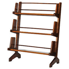 Small Elegant Wooden Northern European Bookrack
