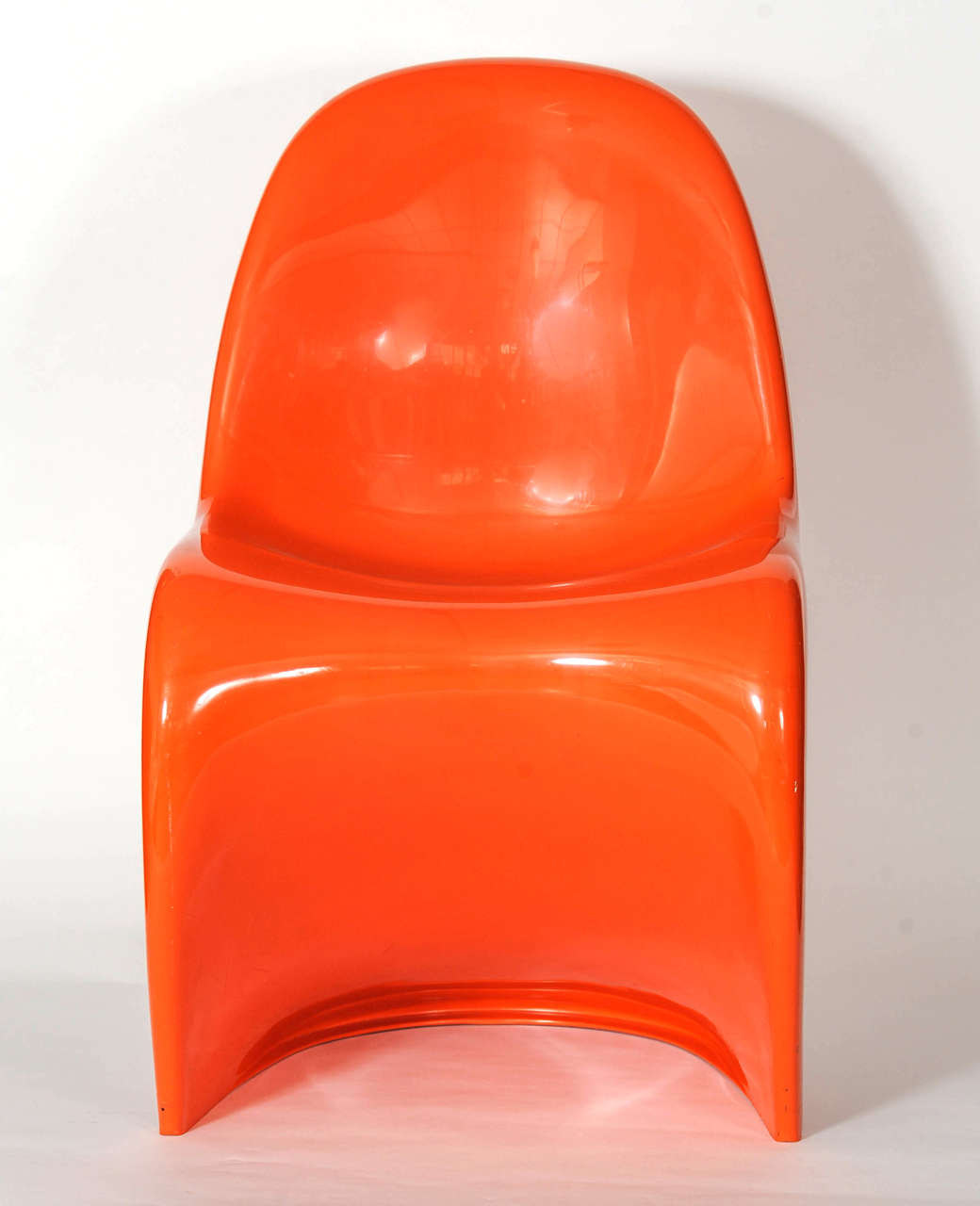 panton chair orange