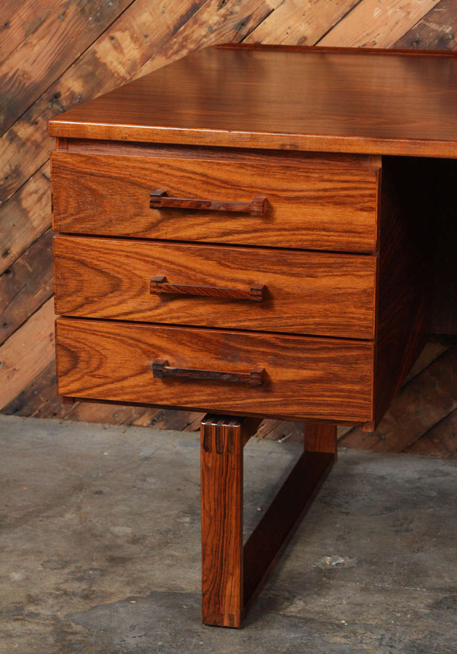 Mid-Century Modern Rare Mid Century Danish Rosewood Desk by Jensen & Valeur