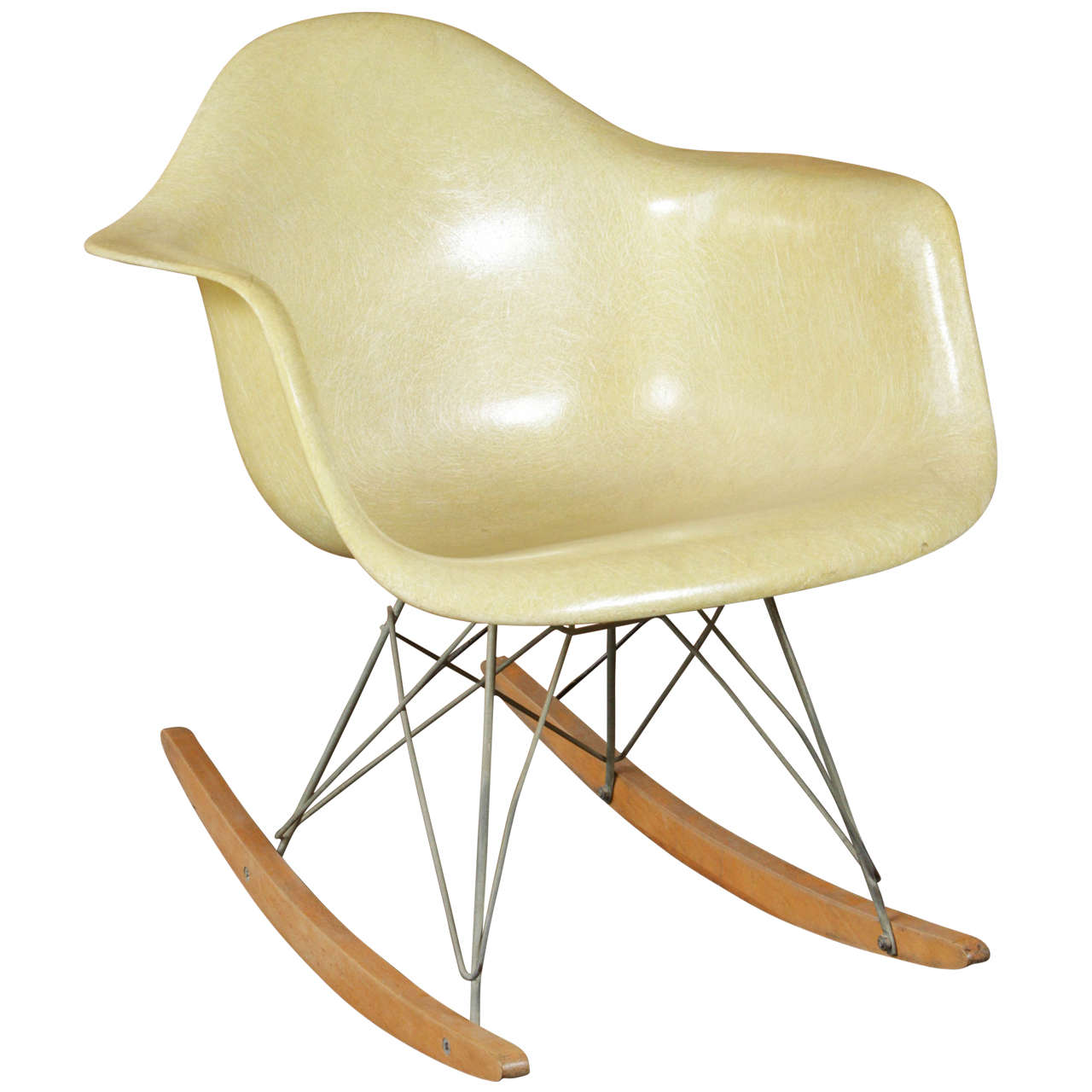 Excellent Early Example of the Eames "RAR" Rope Edge Zenith Rocker