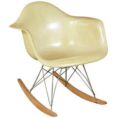 Excellent Early Example of the Eames "RAR" Rope Edge Zenith Rocker