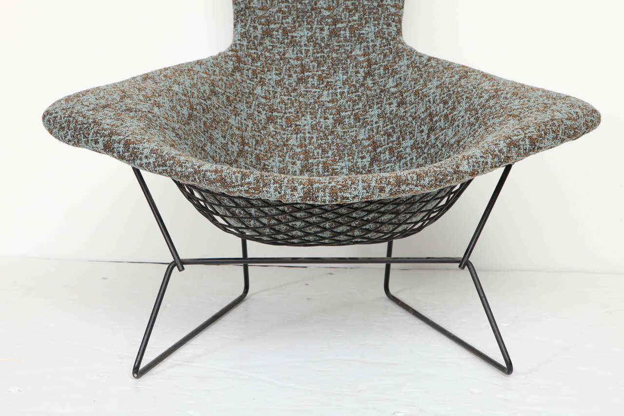 Late 20th Century Harry Bertoia Bird Chair and Ottoman for Knoll