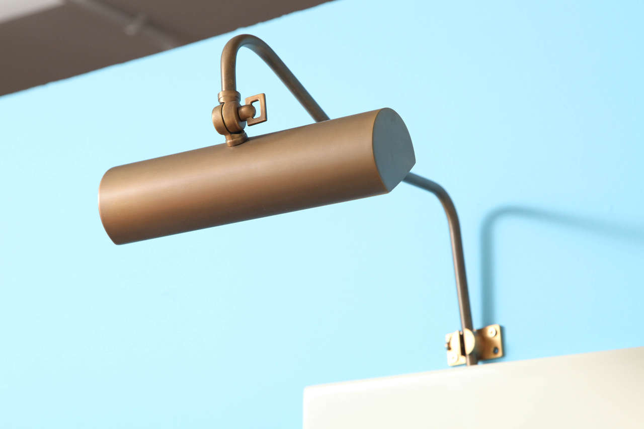 Pair of Art or Bookcase Gallery Lights For Sale at 1stDibs bookcase